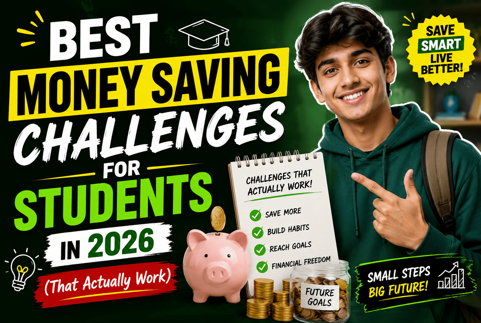 Read more about the article Best Money Saving Challenges for Students in 2026 (that actually work)