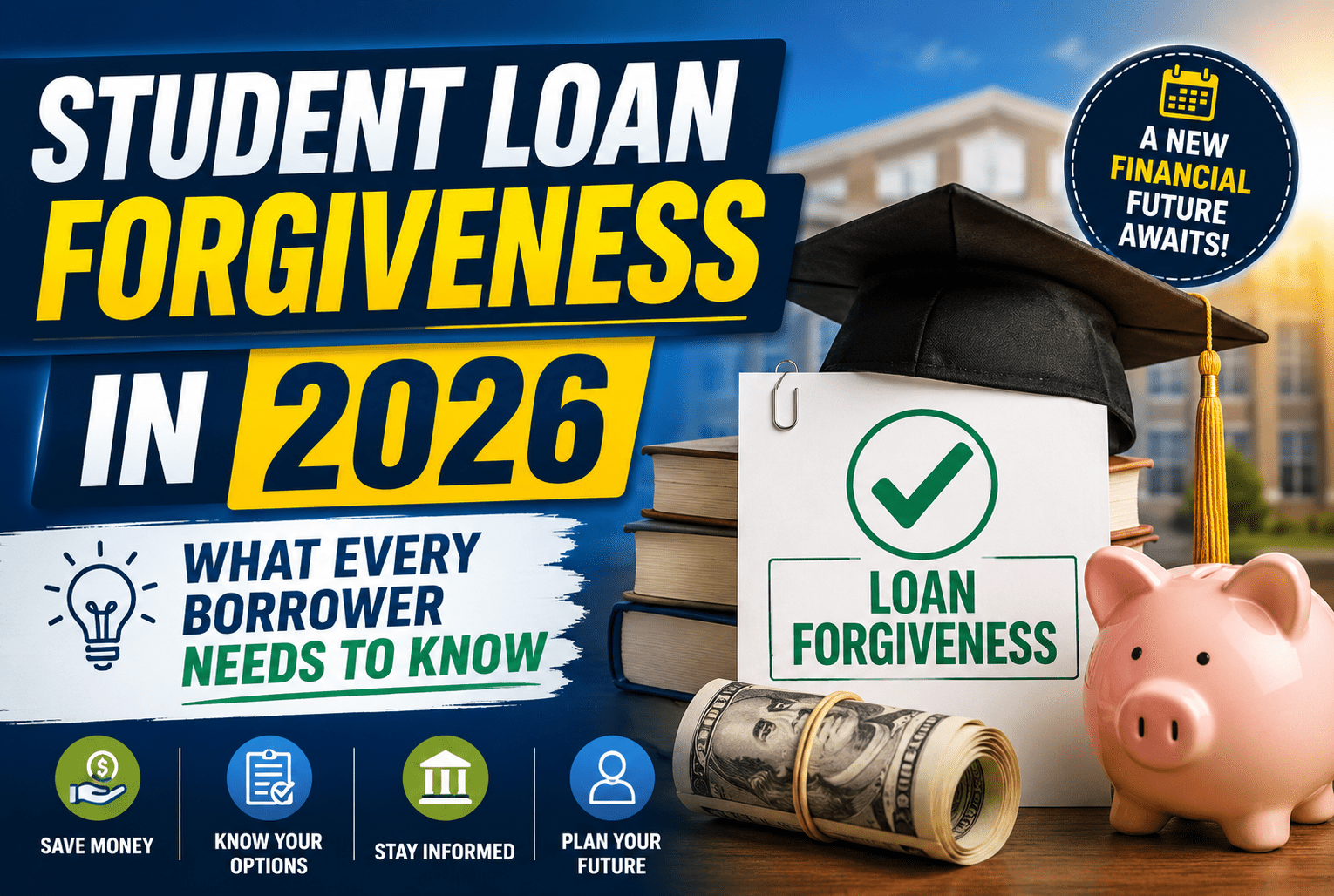 Read more about the article Student Loan Forgiveness in 2026: What Every Borrower Needs to Know