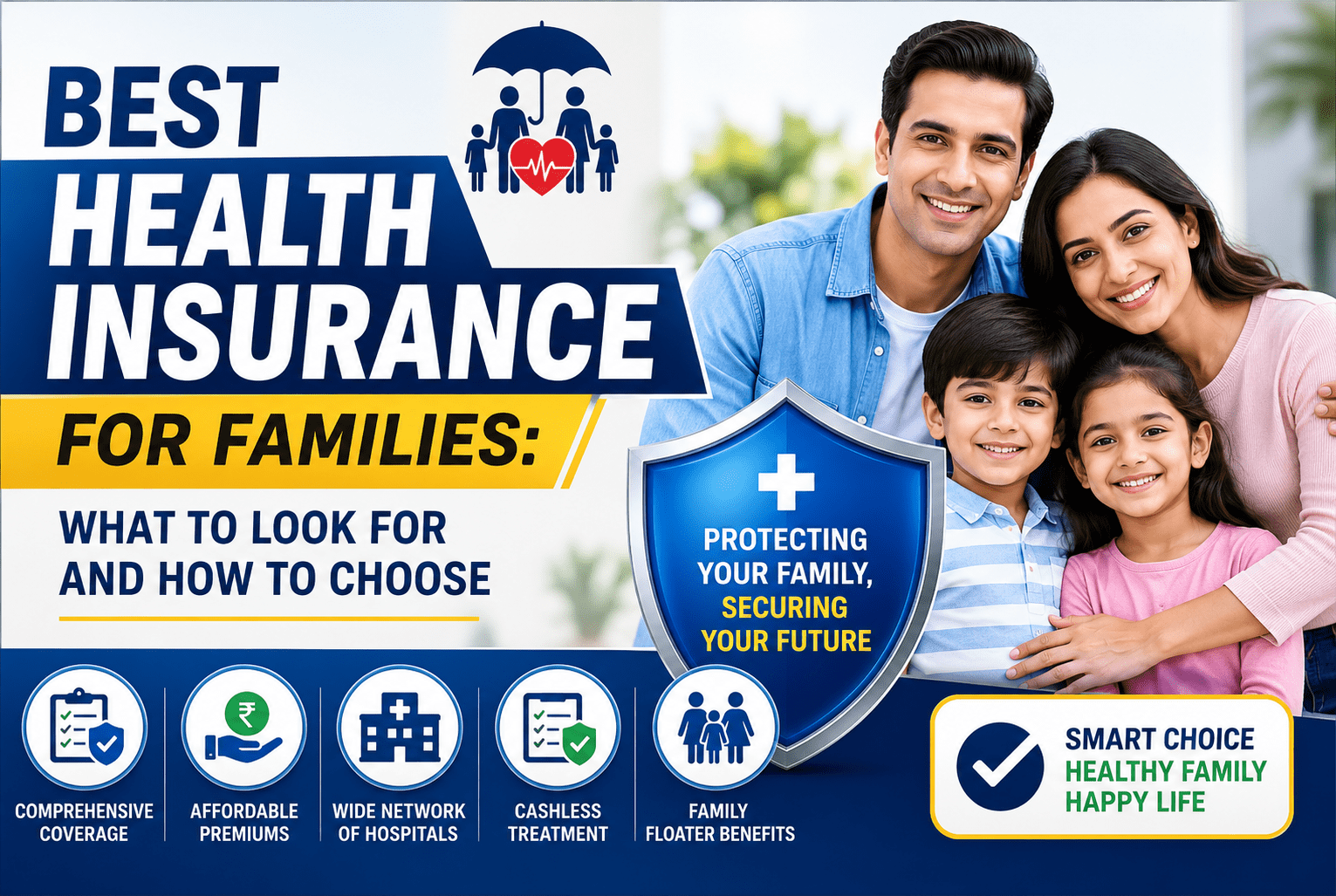 Read more about the article Best Health Insurance for Families: What to Look for and How to Choose