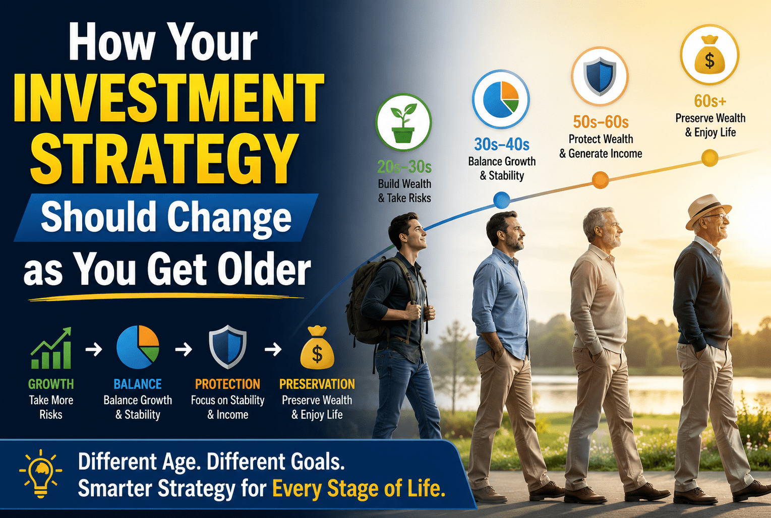 Read more about the article How Your Investment Strategy Should Change as You Get Older