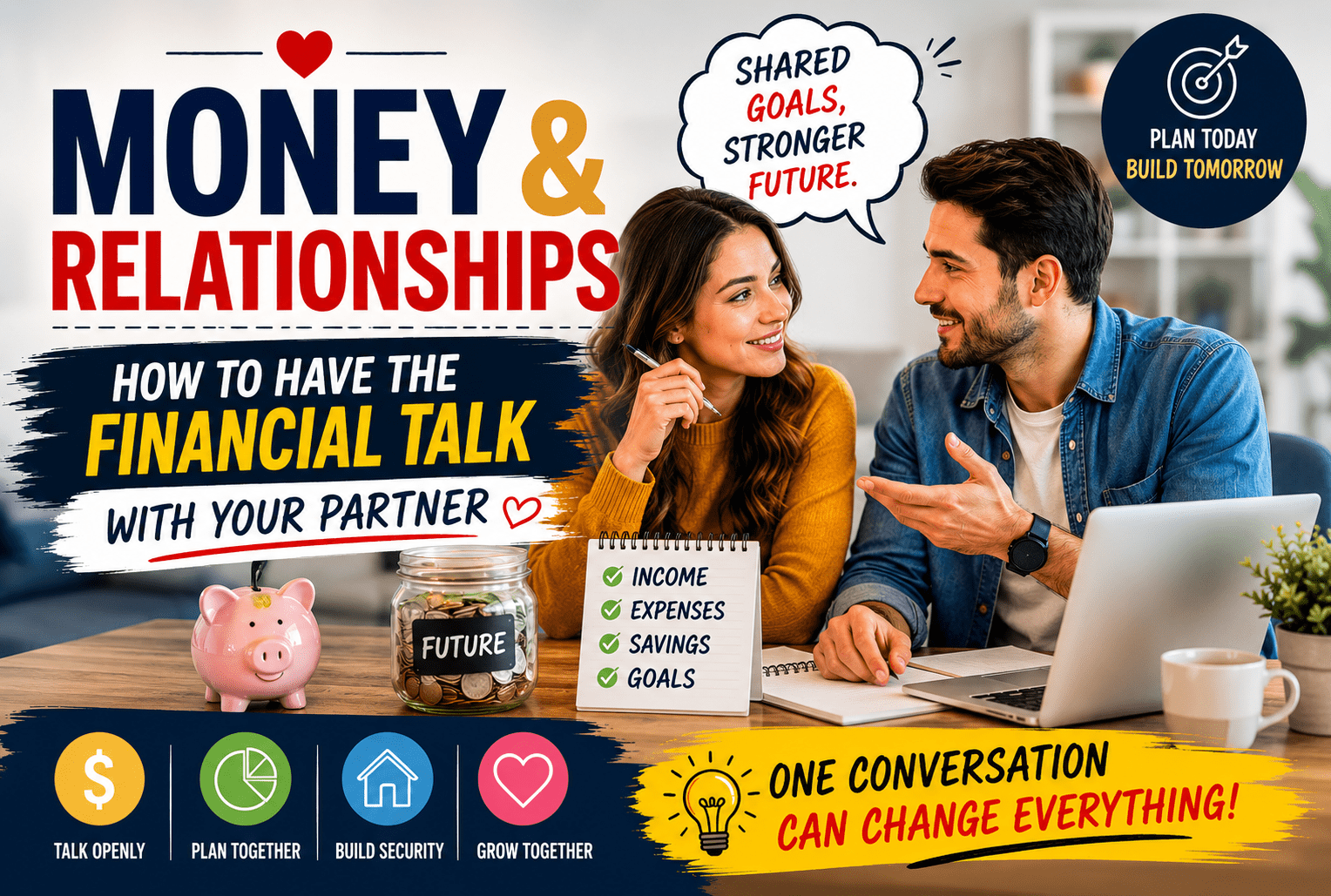 Read more about the article Money and Relationships: How to Have the Financial Talk with Your Partner
