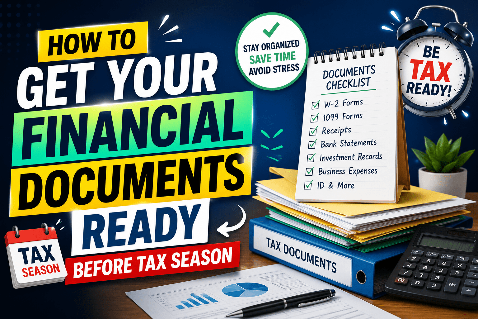 Read more about the article How to Get Your Financial Documents Ready Before Tax Season