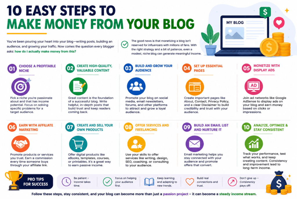Monetize a Blog
