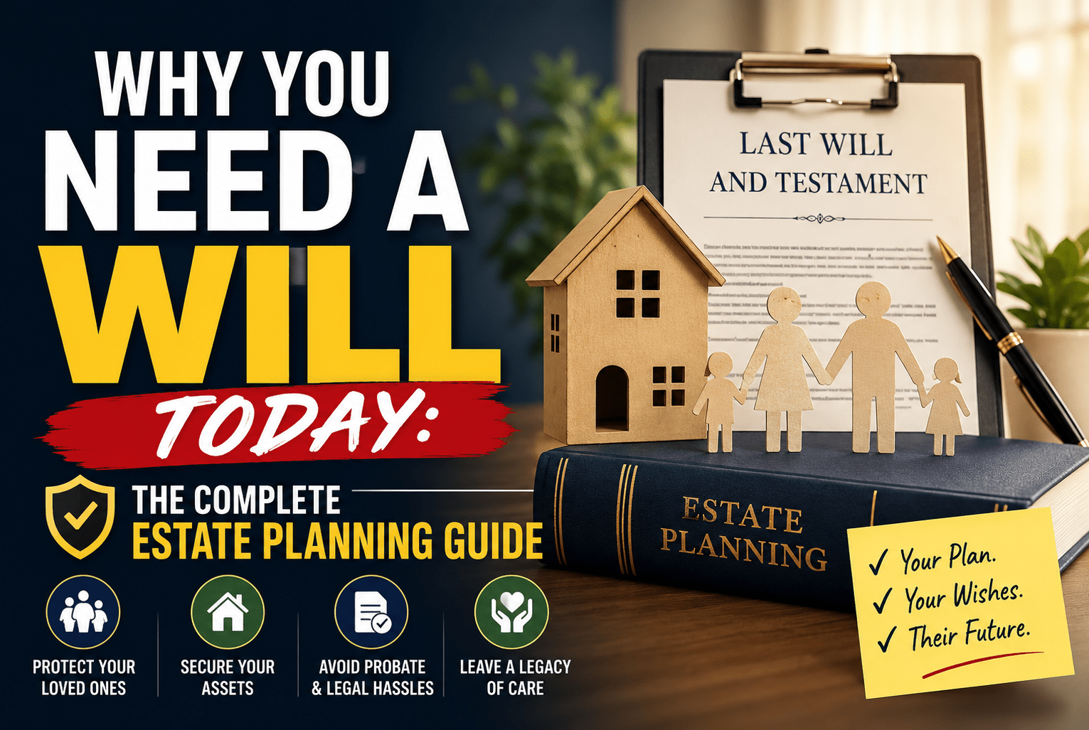 Read more about the article Why You Need a Will Today: The Complete Estate Planning Guide