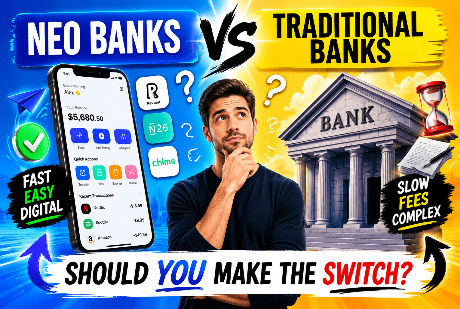 Read more about the article Neo Banks vs Traditional Banks: Should You Make the Switch?