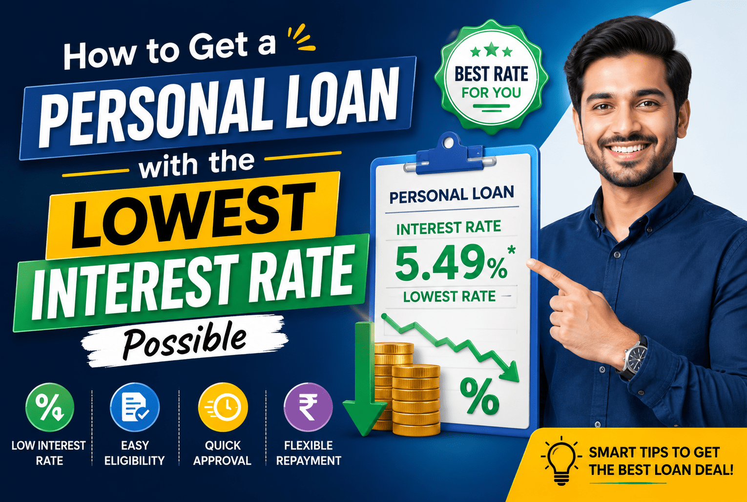 Read more about the article How to Get a Personal Loan with the Lowest Interest Rate Possible